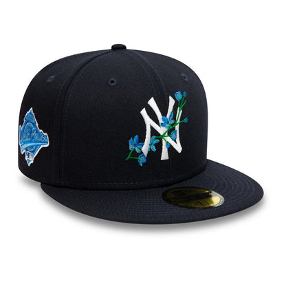 New York Yankees 59FIFTY MLB Side Bloom Patch Navy Cap