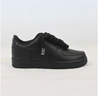 NIke Rope laces Airforce1 Black