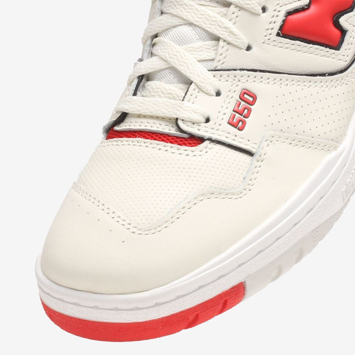 New balance 550 off white Chile Red