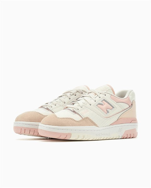 New Balance 550 White and Pink