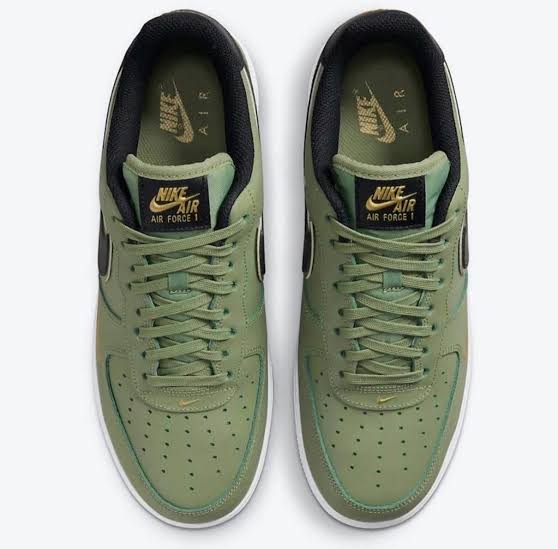 Nike Airforce1 1'07 Lv8  Olive Gold