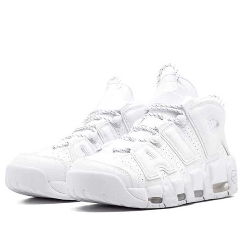 Nike Air Uptempo White on White